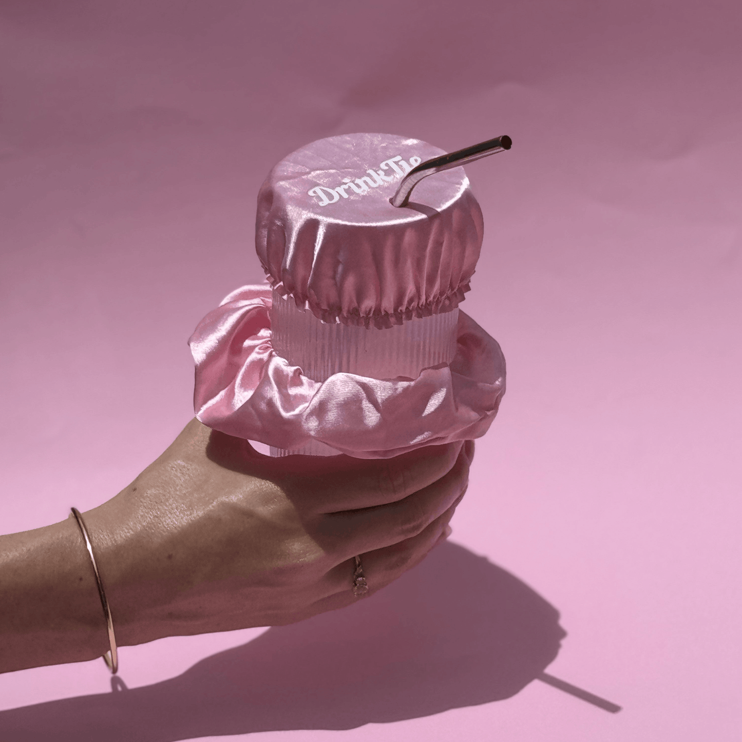 Satin Drink Spiking Prevention Scrunchie - DrinkTie