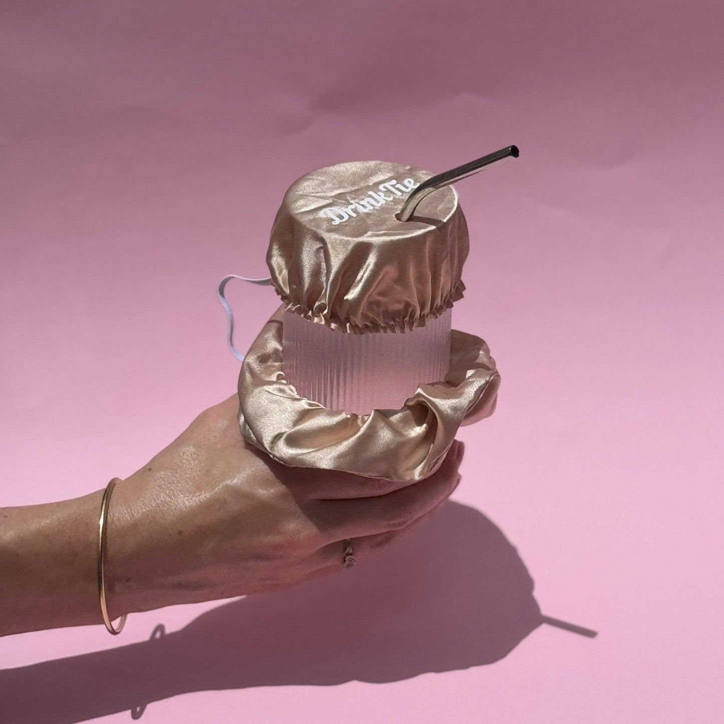 Satin Drink Spiking Prevention Scrunchie - DrinkTie