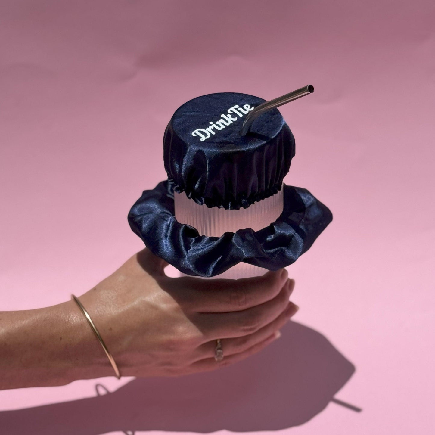 Satin Drink Spiking Prevention Scrunchie - DrinkTie