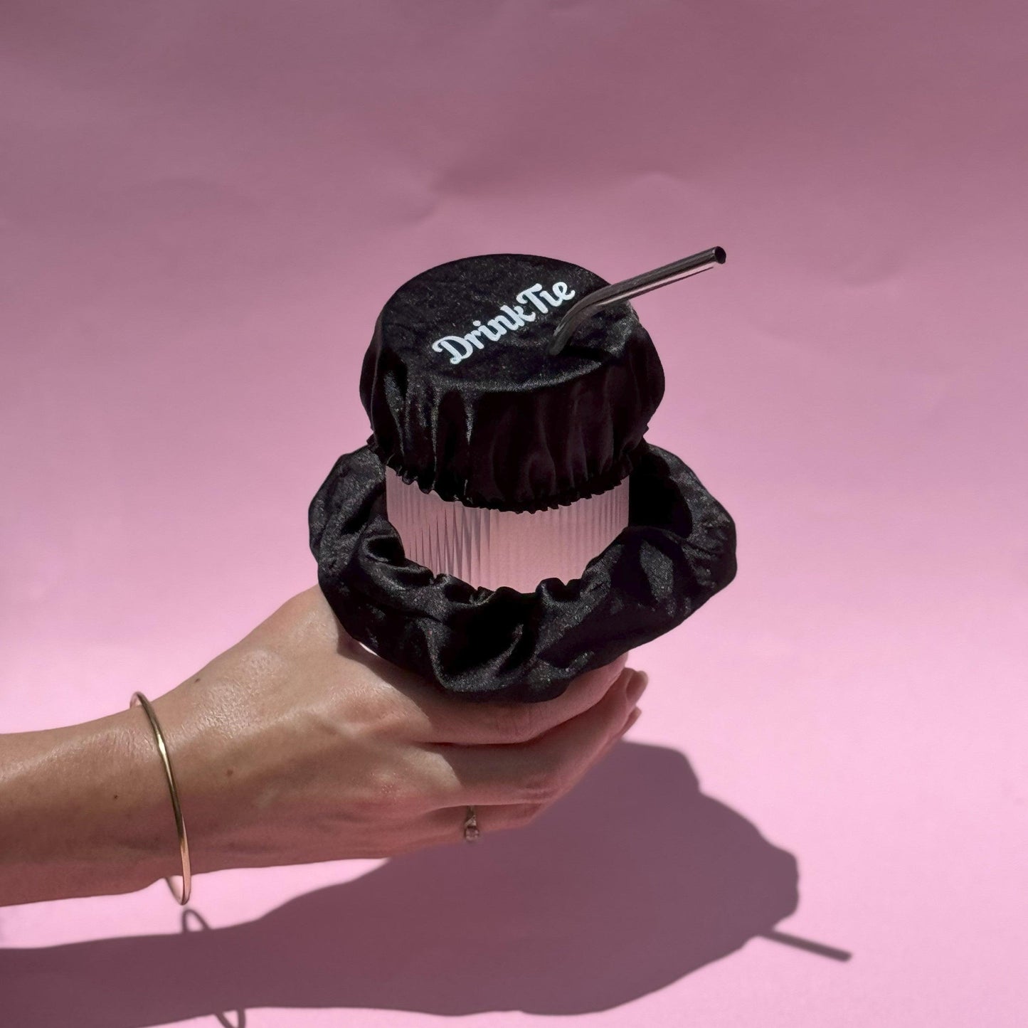 Satin Drink Spiking Prevention Scrunchie - DrinkTie