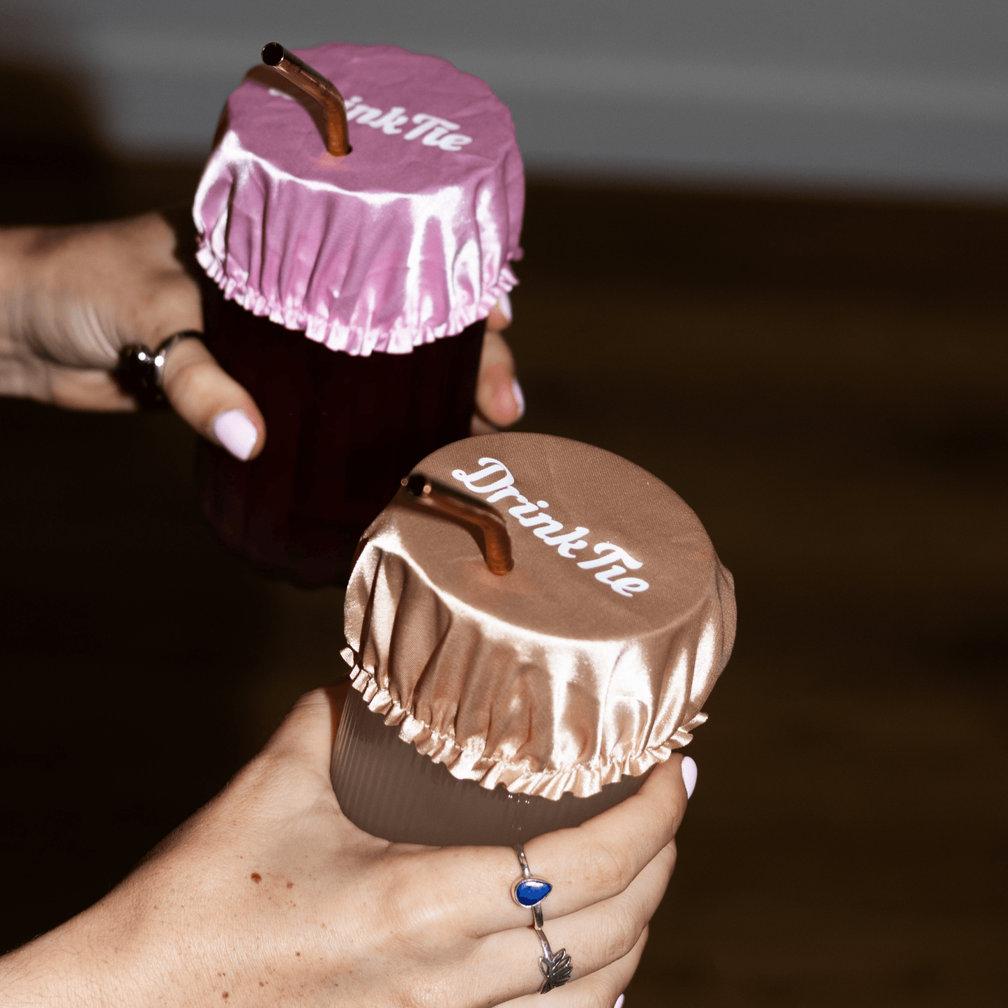 Satin Drink Spiking Prevention Keychain - DrinkTie