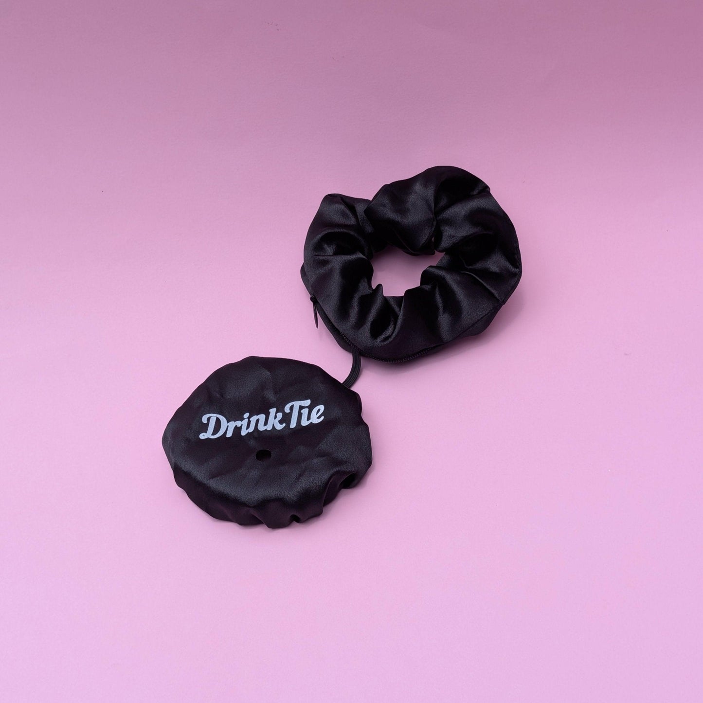 Satin Drink Spiking Prevention Scrunchie - DrinkTie