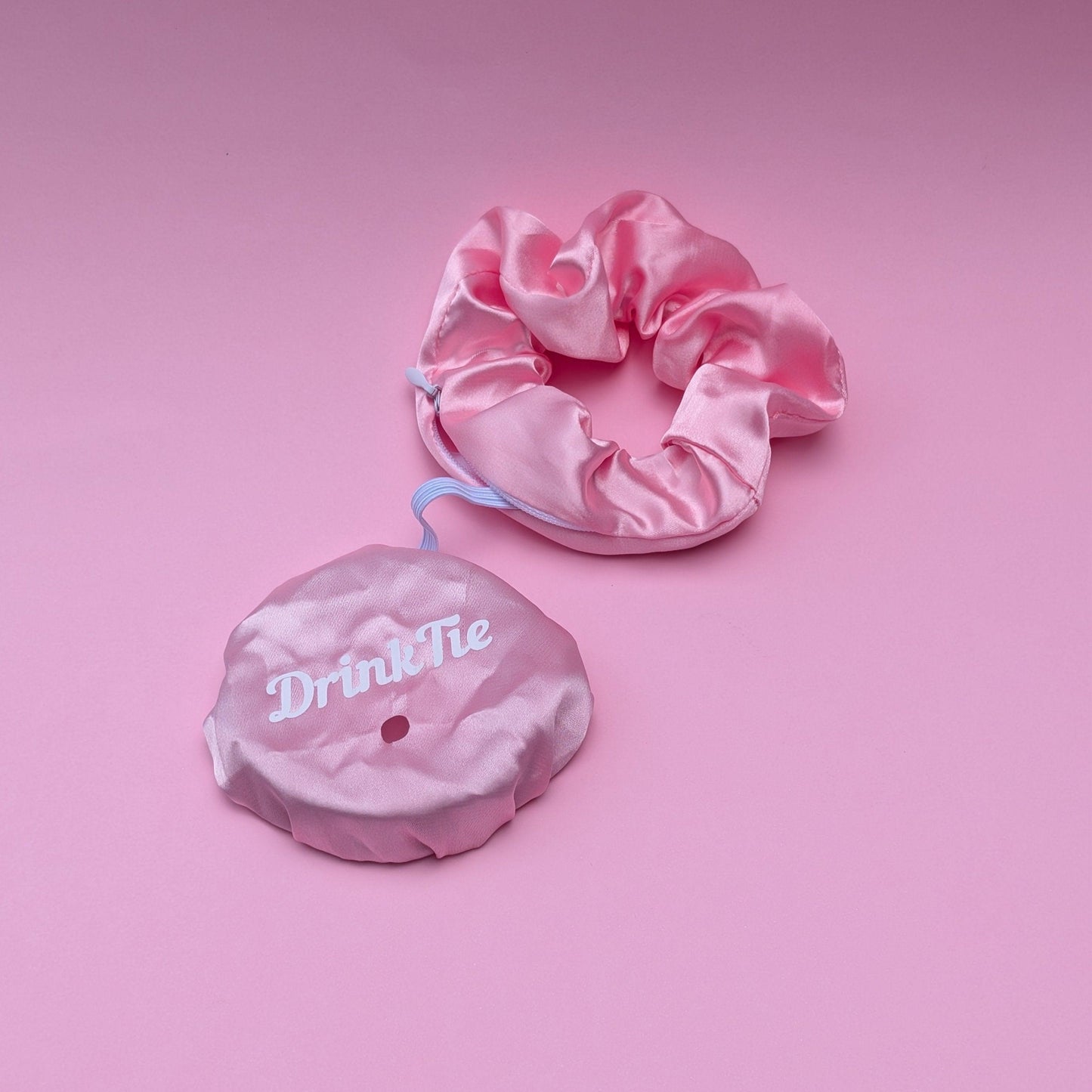Satin Drink Spiking Prevention Scrunchie - DrinkTie