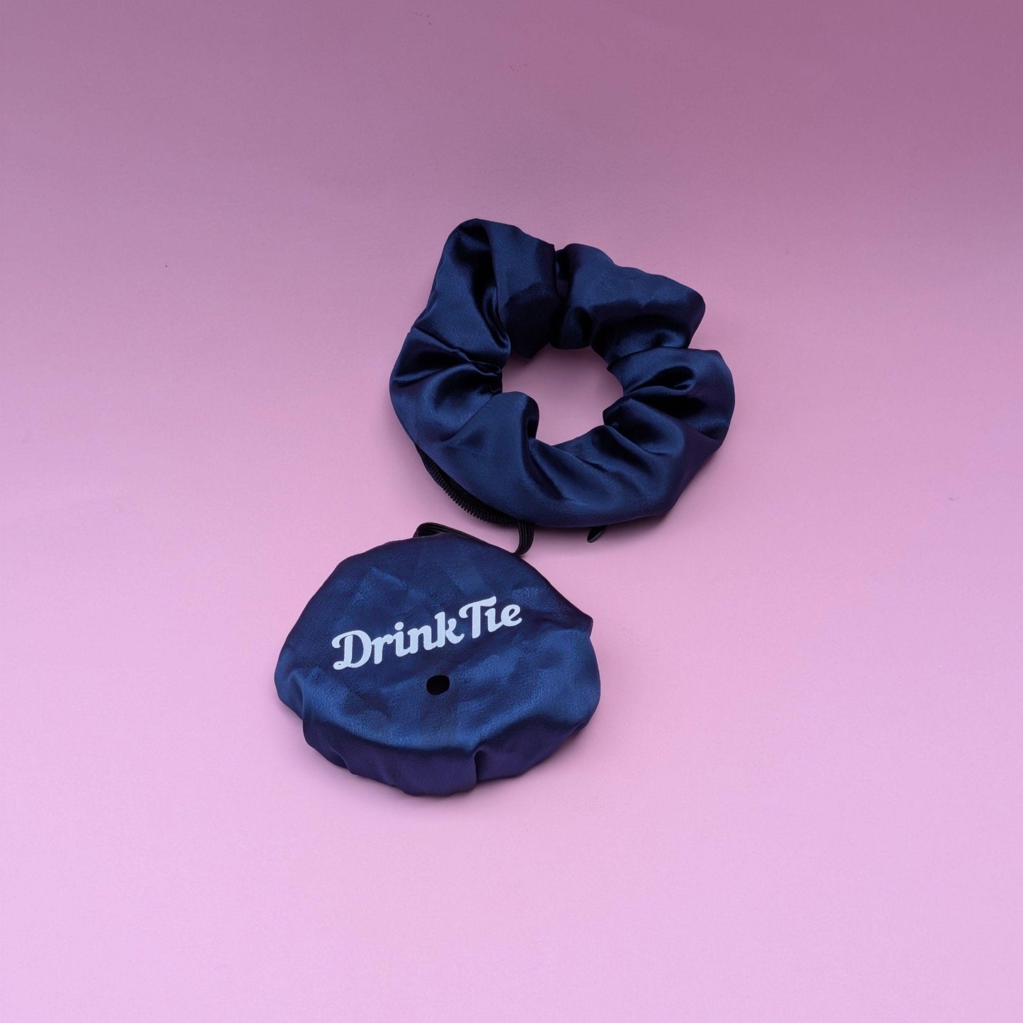 Satin Drink Spiking Prevention Scrunchie - DrinkTie